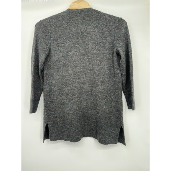Madewell Cardigan Sweater charcoal Open Front‎ 2 Pocket size Women's Medium $96 - Picture 6 of 13